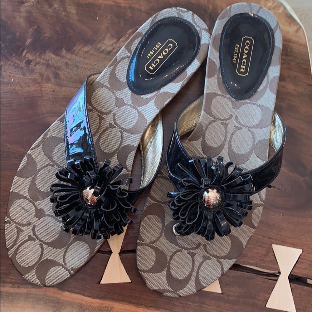 Coach Signature Sandal size 10